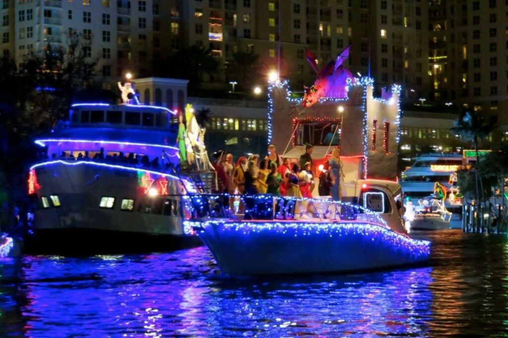 Ft. Lauderdale Winterfest Boat Parade Water Fantaseas