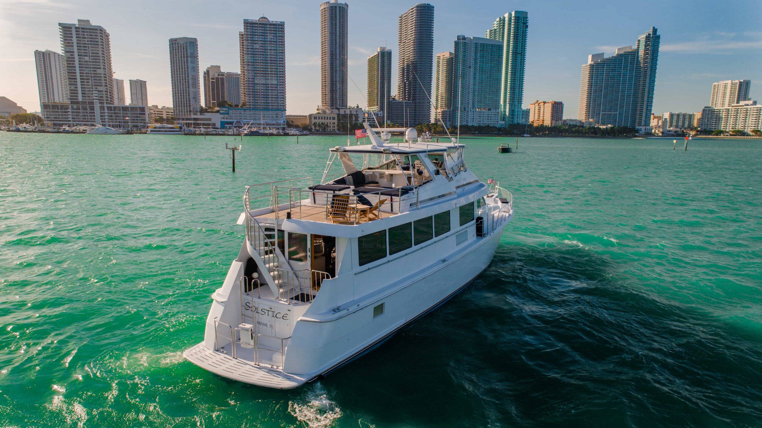 miami yacht charters & rentals photos